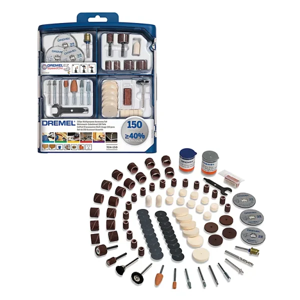 Castorama Coffret Accessoires Multi-usage Dremel 150 Pièces 1